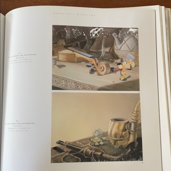 Disney Artist signed Pinocchio Pierre lambert animation book films - Picture 15 of 16